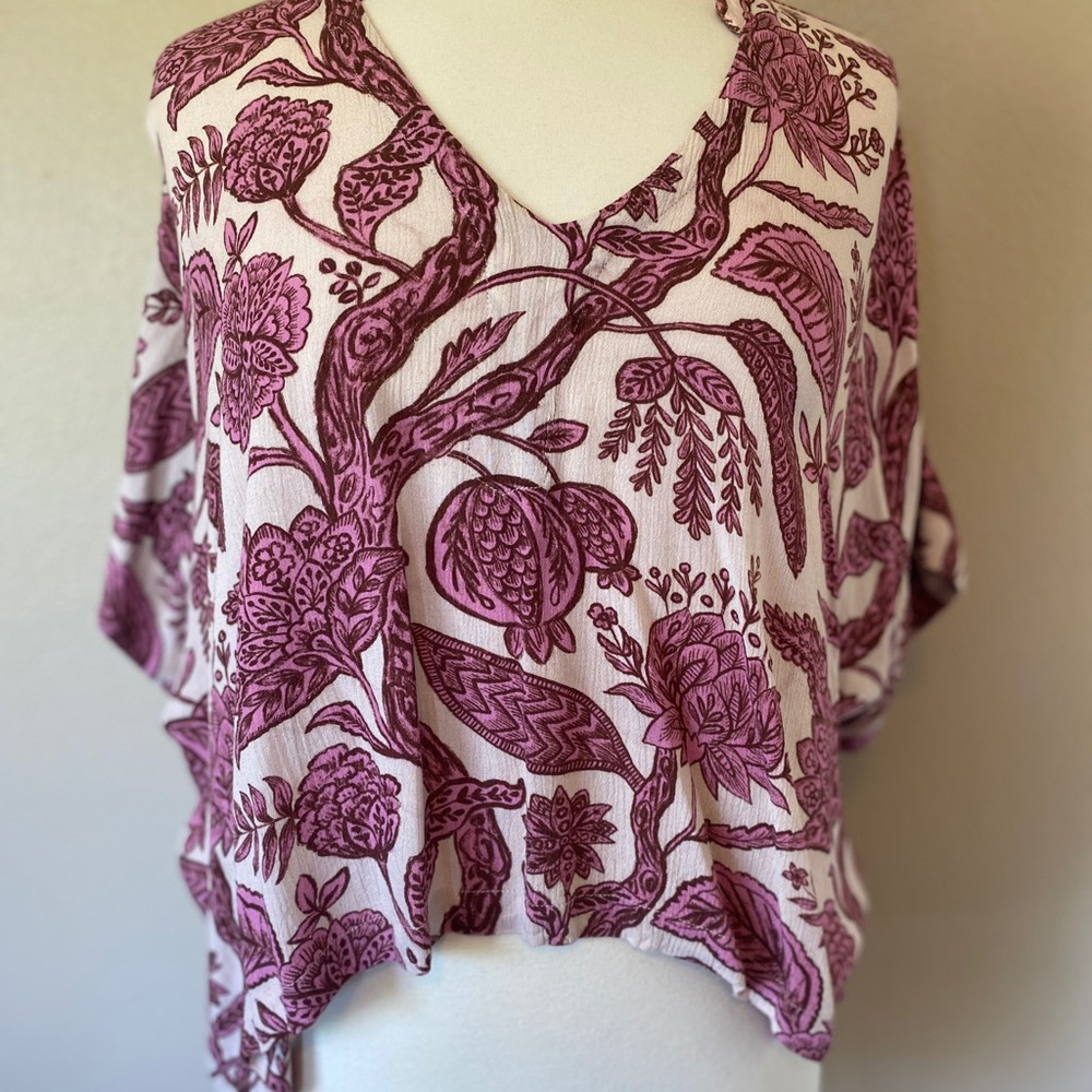 Noonday Collection Boxy Short Sleeve Blouse - Picture 2 of 5